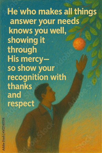 Sufi Poster: Provision Proves the Provider — A Metaphoric Reflection on Divine Sustenance