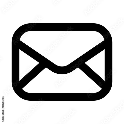 Simple Envelope Icon Communication Symbol