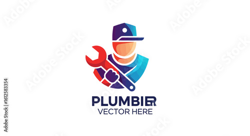 Action-Portrait of a Plumber with Wrench in Hands, Graphic Illustration for Home Services, Professional Environment, Creative Concept Free Download Action-Portrait of a Plumber with Wrench in Hands, Graphic Illustration for Home Services, Professional Environment, Creative Concept - GFXLoad