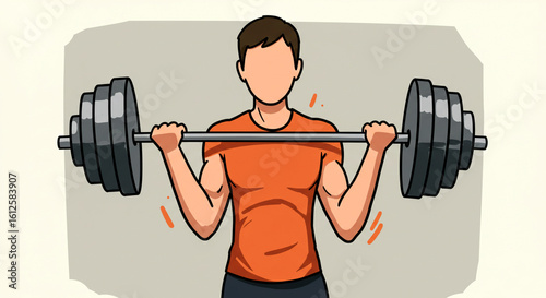 Heavy Barbell Shoulder Press