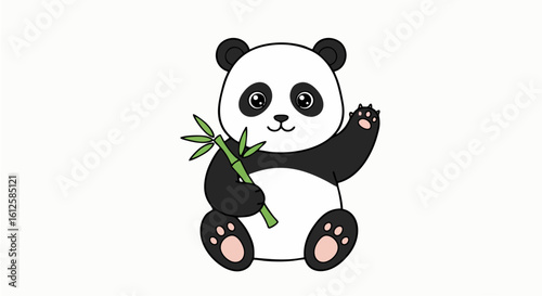 Panda and Bamboo