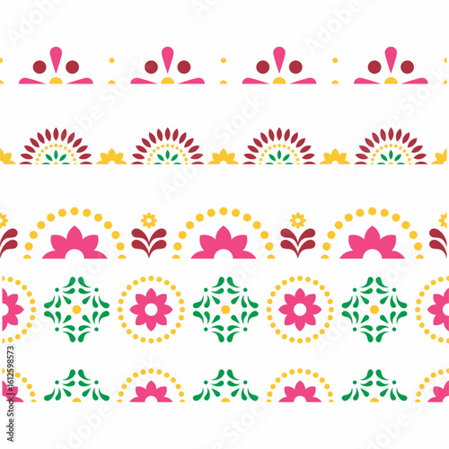 batik pattern background.  seamless traditional batik pattern border.