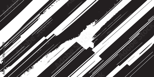 Monochrome Speed Line Graphic Texture