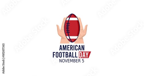 american football day motion video, ideal for american football day celebration