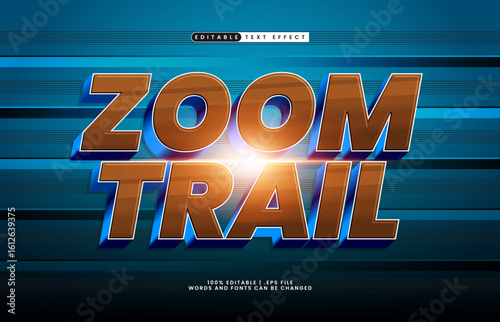 zoom trail editable text effect with a race and speed text effect