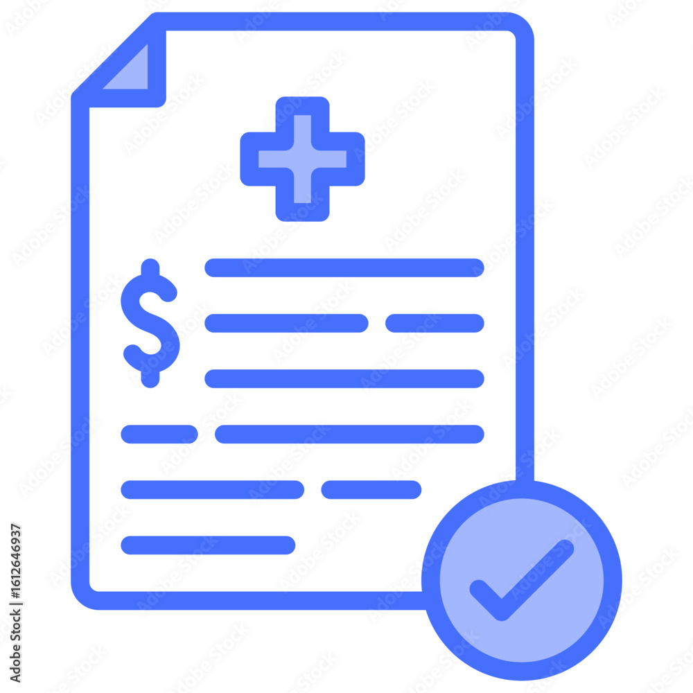 Fototapeta premium Medical Expense Icon