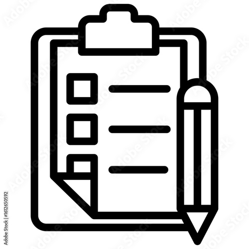 Inquiry Form line icon