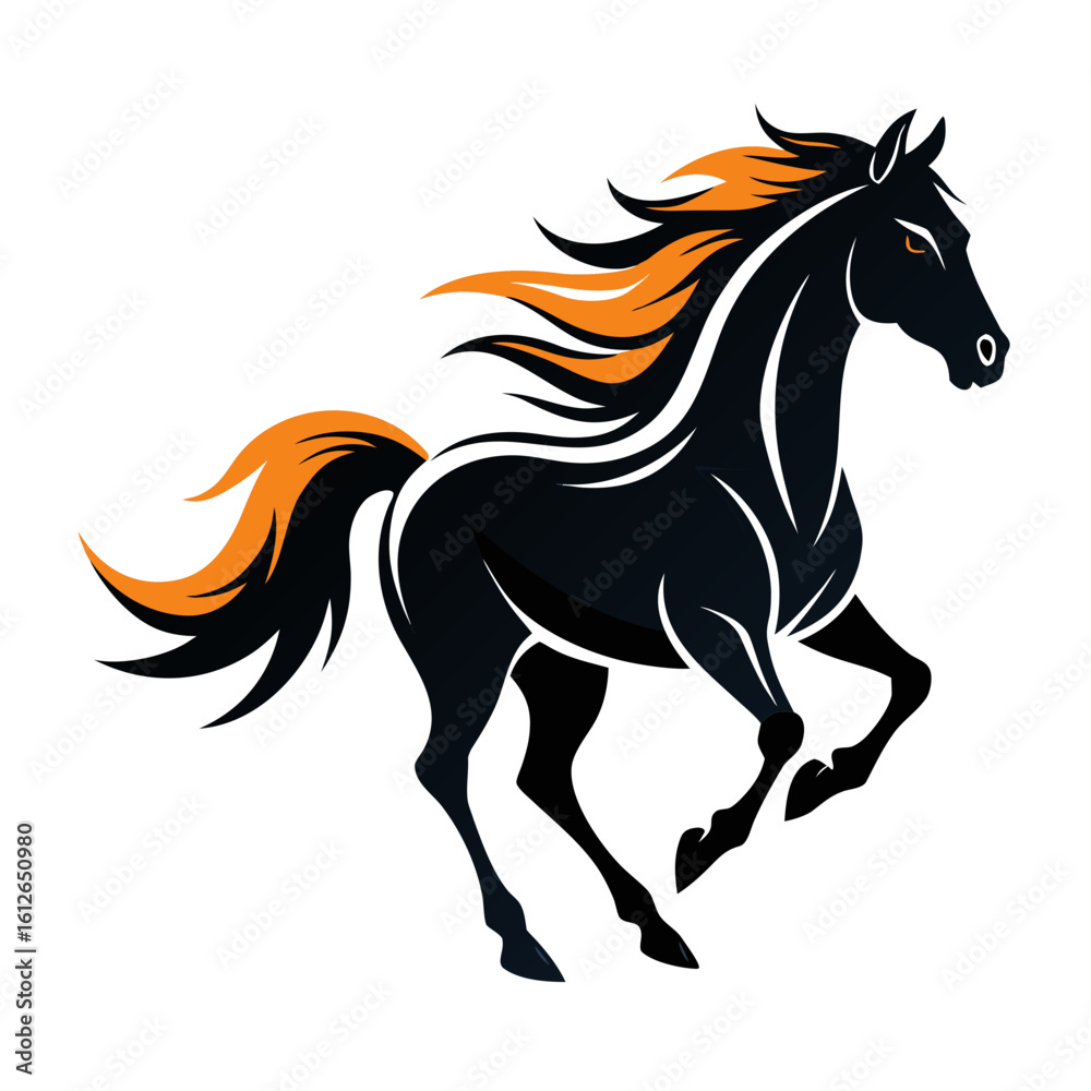 Obraz premium horse vector illustration
