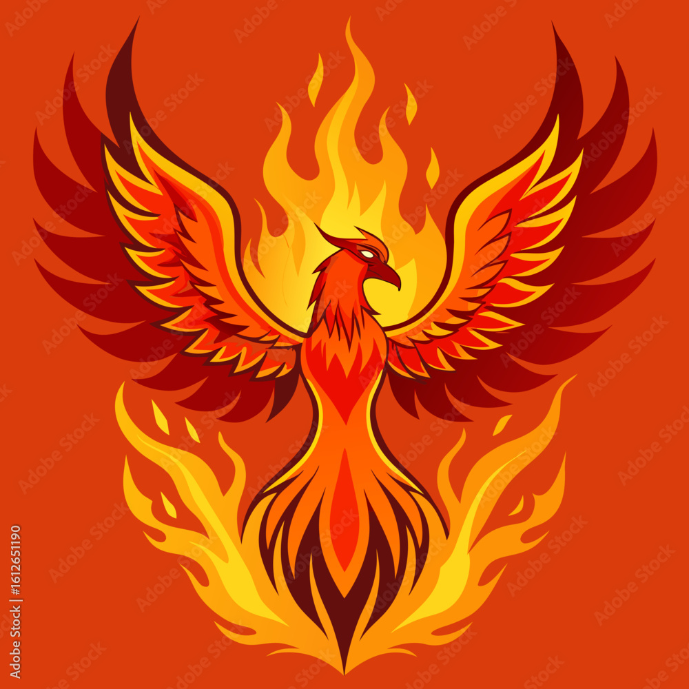 Fototapeta premium winged heart with wings