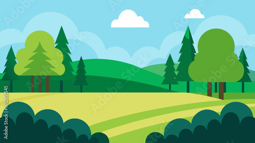 forest edge open fields