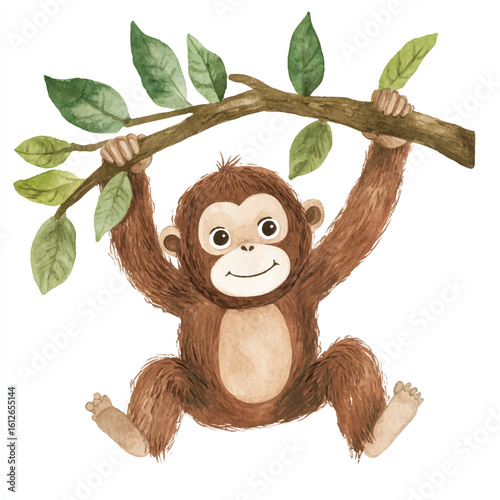 a cute animal of Orangutan