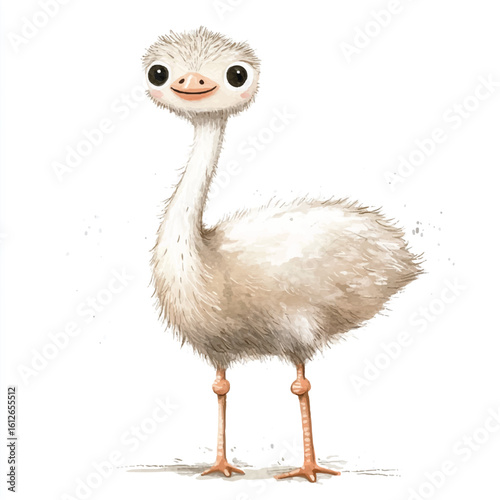 a cute animal of Ostrich