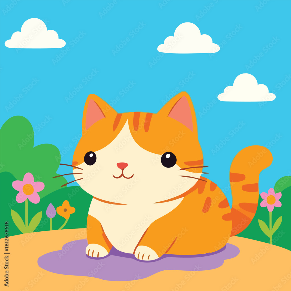 Fototapeta premium Kittens are very playful.eps