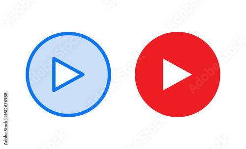 Free Download Play Icon vector illustration. Play button sign and symbol - GFXLoad