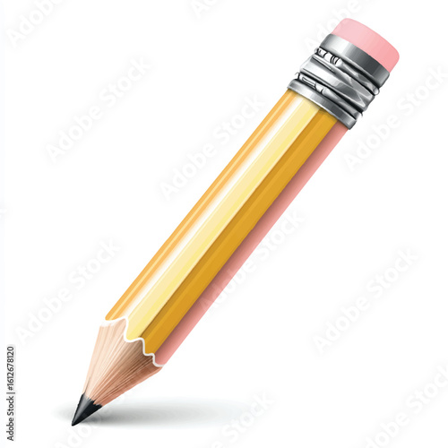 a pencil and eraser