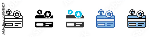 Loyalty Program Icon Pack Multistyle Illustration