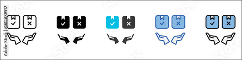 Comparison Icon Pack Multistyle Illustration