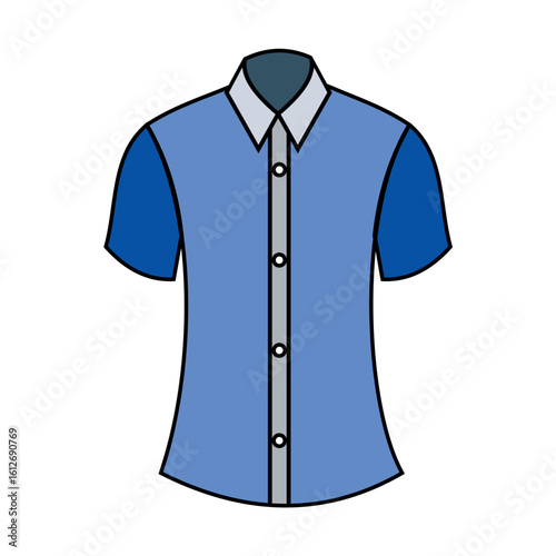 shirt design icon vector line illustration