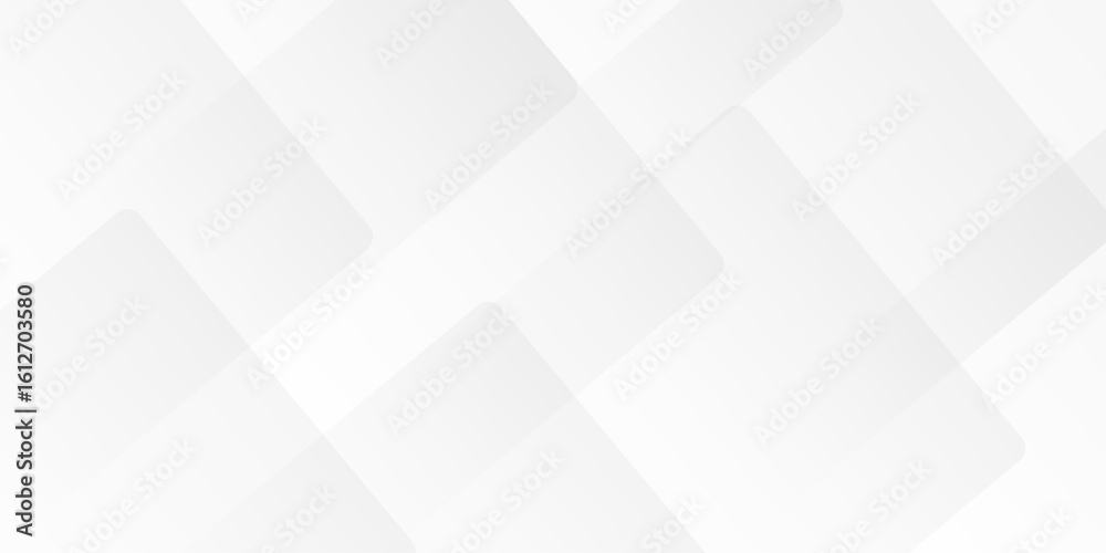 Fototapeta premium Abstract seamless modern white and gray color technology concept geometric line. overlap diamond creative background lines geomatics retro pattern triangle shapes. White triangular tech web design.