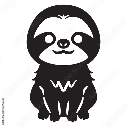ナマケモノのシルエット