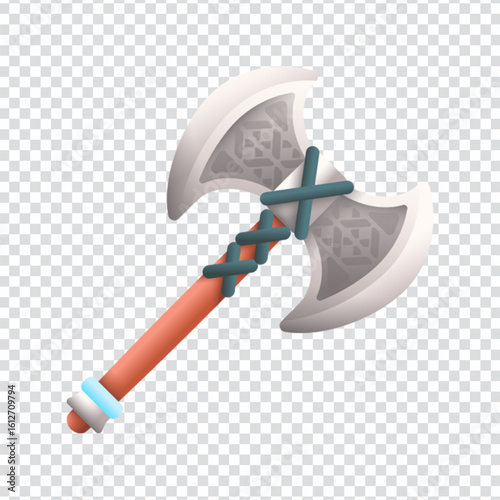 Medieval warrior axe