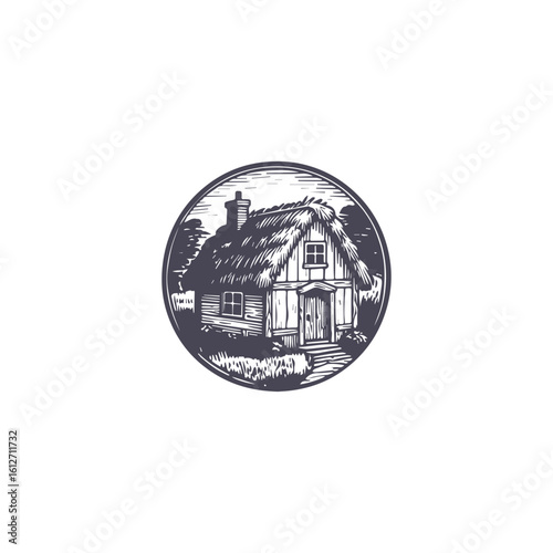 Real estate design element home logo vector