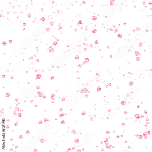 Falling pink glitter circles confetti sparkle shine festive celebration party abstract background
