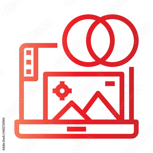 icon adjustment with style gradient