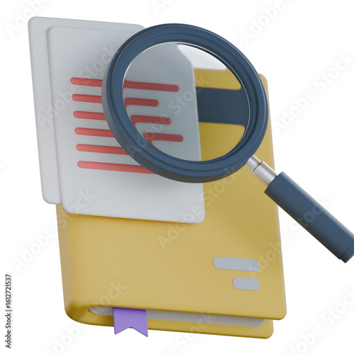 Case Study Highlight 3D Icon Colorful Style