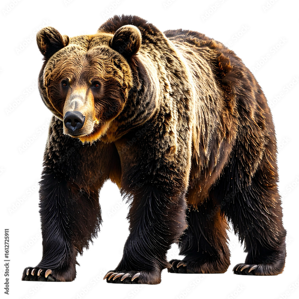Fototapeta premium Stunning Bear PNG Clipart
