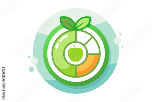 nutrition tracker plate leafy greens