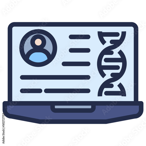 Genetic Data Icon