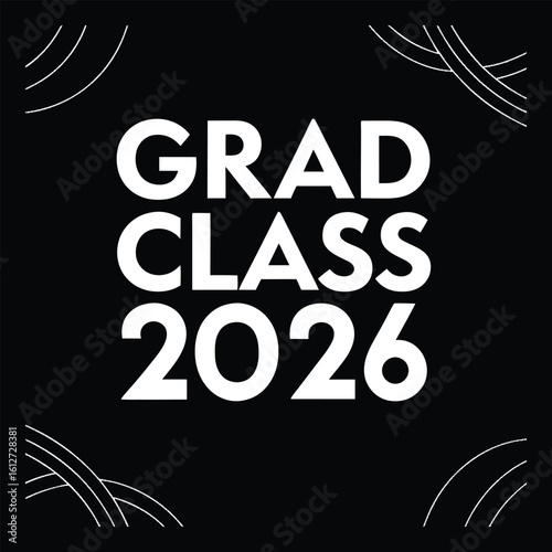 Back to school grad class 2026 t shirt design