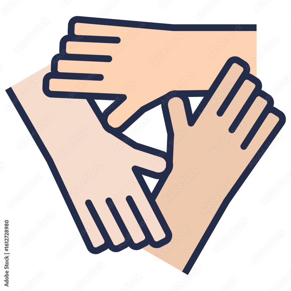 Fototapeta premium Collaboration Icon