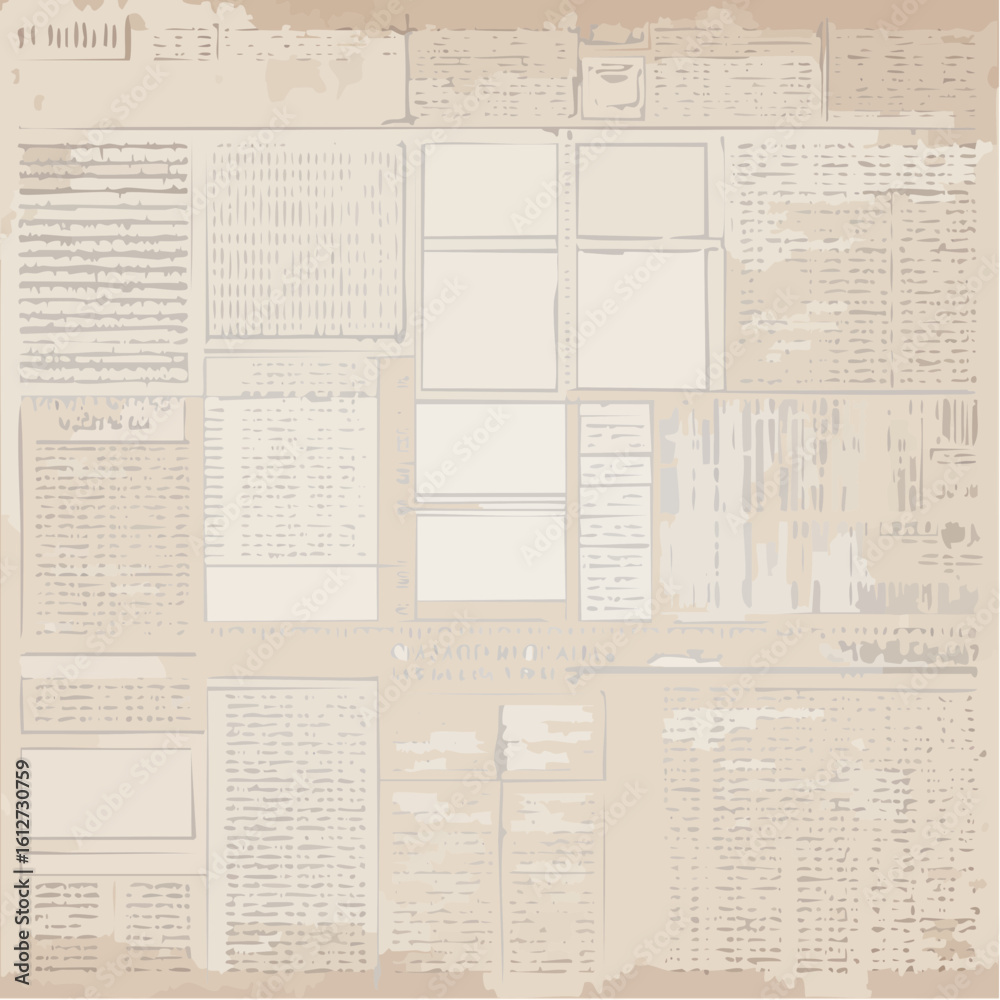 Obraz premium Grunge old newspaper texture background wallpaper