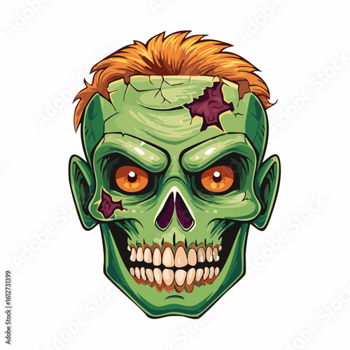 Disturbing zombie hand mask with a realistically decayed, rotting hand covering part of the face, ideal for zombie cosplay, horror movies, or spooky haunted houses.
