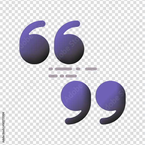 Quotation mark symbol