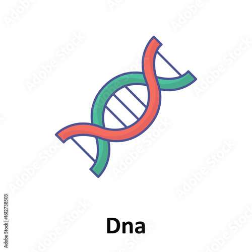 Dna Vector Icon which can easily modify or edit