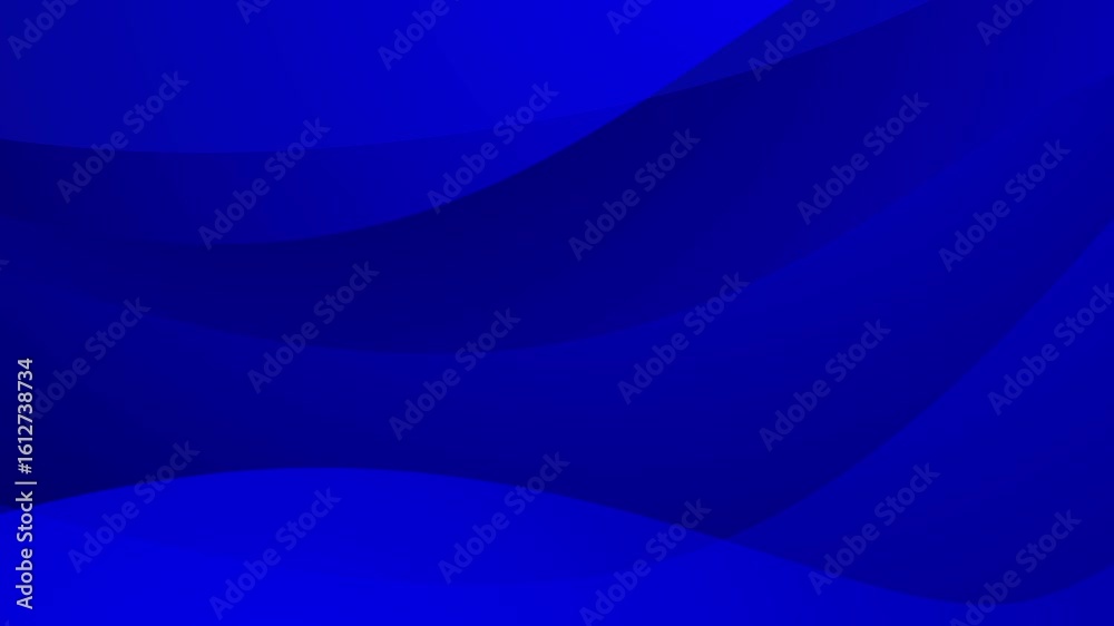 Blue background abstract wavy curve shape smooth animation video modern business illustration