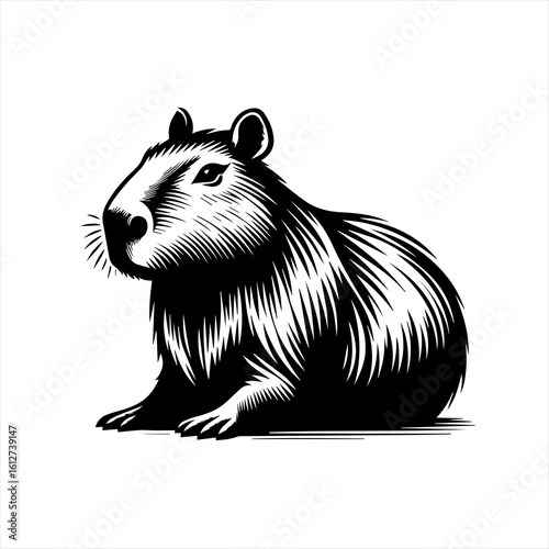 vector illustration of a cartoon dog