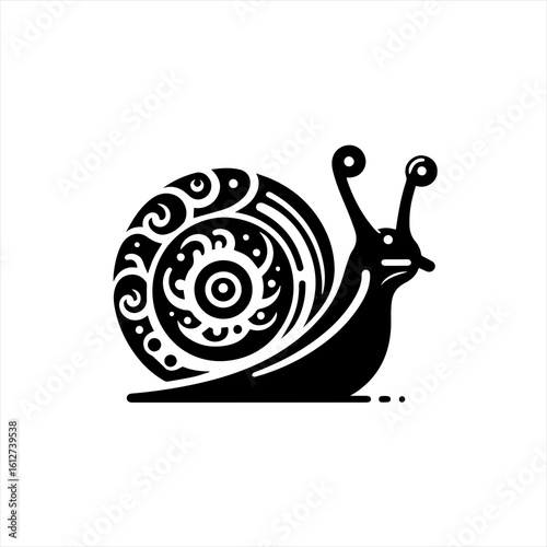 Snail tribal illustration