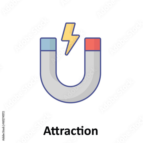 Attraction Vector Icon which can easily modify or edit