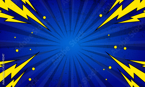 Abstract Background Comic Style Vector New