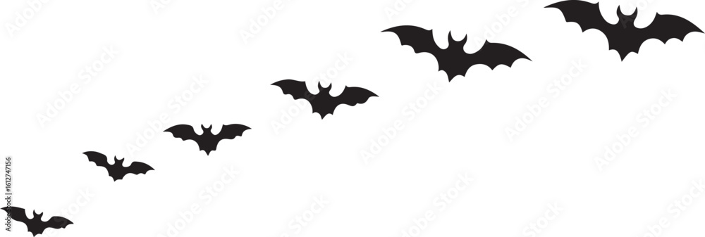 Naklejka premium Black and white vector illustration of flying birds with an abstract background