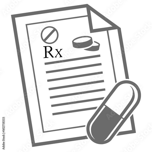 a close-up of a prescription