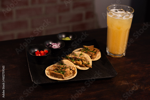 Mexican Street Tacos with Traditional Salsas