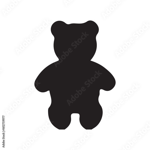 teddy bear silhouette