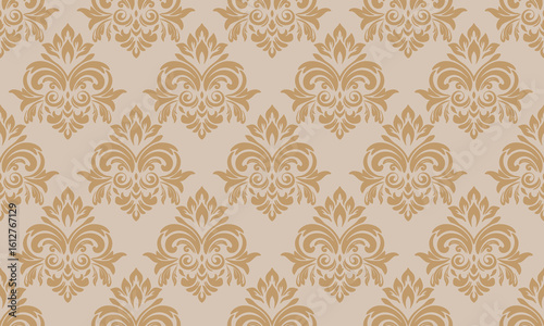 Seamless Classic Pattern in Camel Beige