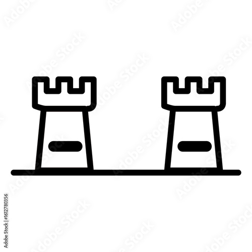 chess icon vector illustration