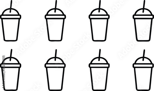 set of different kinds of drinks